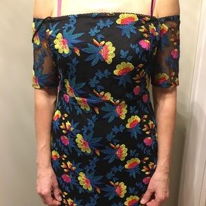 Embroidered Top Shop dress